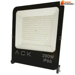 ACK AT62-19632 200W Led Projektör 6500K Beyaz Işık